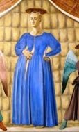 ... e 3. Circa metà del 1400, La Madonna del Parto di Piero della Francesca